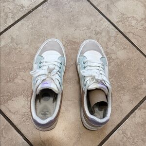 Rocket Dog White and Mint Sneakers